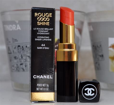 chanel coco sjine 44|Chanel Sari d'Eau Rouge Coco Shine Hydrating Sheer Lipshine .